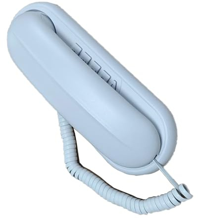 TENYELE Téléphone mural filaire analogique avec cordon de fixation rétro