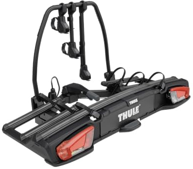 Thule Velospace 3 Portabici Da Gancio Traino Black, 3(4) bikes