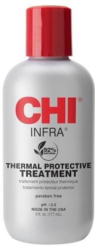 CHI Infra Thermal Protective Treatment, Hair Serum For Protecting Color & Adding Superior Shine & Softness, Hydrating Formula, Sulfate-free, 6 Oz
