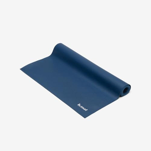 B Yoga Yogamatte B Mat Traveller, Reisematte aus Naturkautschuk (Deep Blue, Maße: 180 cm x 66 cm x 0,2 cm; Gewicht: 1,2 kg.)