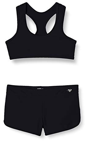 Haute pression Fille 907 Maillot de bain deux pi ces, Noir, 8 ans EU