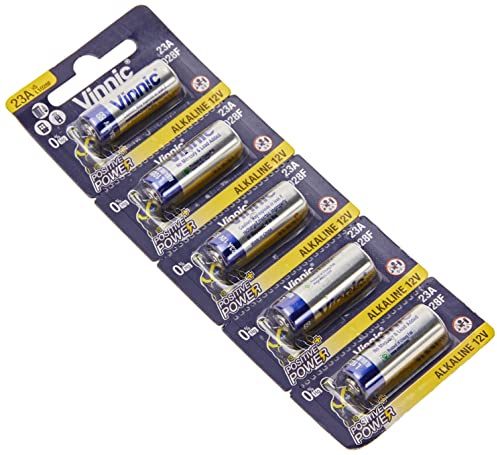Vinnic VIN-23A - Pila Alcalina Vinnic 23A - L1028F Pack 5 Pilas, Unisex
