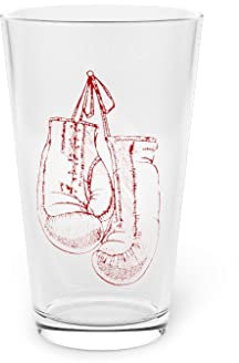 Beer Glass Pint 16oz Hilarious Fighters Sparring Boxer Heavyweight Welterweight Novelty Boxer 16oz