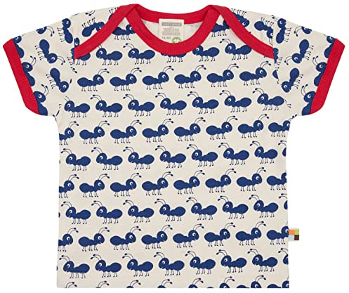 Loud + Proud Unisex Baby T-Shirt mit Ameisen Print, GOTS Zertifiziert T-Shirt