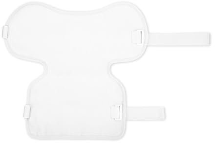 PEUTIER Rizinusöl Packungen die Schulterg, Rizinusöl Packung Wrap für die Schulter Verstellbar Flanell Rizinusöl Kompressenpackung mit Klettverschluss, Kein Rizinusöl im Lieferumfang Enthalten (Weiß)