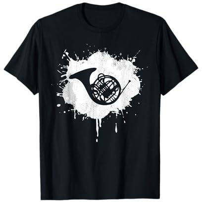 Cor d'harmonie Joueur de cor d'esquisse Cor allemand T-Shirt