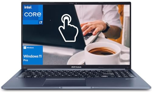 ASUS Vivobook Business Écran tactile i7 Ordinateur portable PC portable PC portable 15,6 FHD Écran tactile Intel i7-1255U, 40 Go de RAM, SSD PCIe 1 To, Webcam, Type-C, HDMI, Wi-Fi 6, Windows 11 Pro,