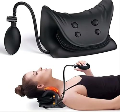 ABB4US Almohada Cervical Altura Ajustable | Tracción Cervical Portátil