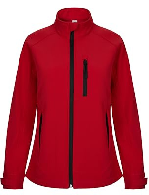 VELILLA 206005W, Softshelljacke, Damen, Rot, Größe M, rot, 38