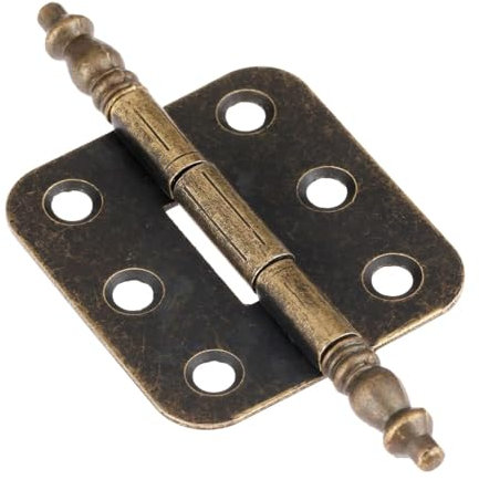 Scharnier Für Schranktür 4 Kronenscharniere 6 Löcher 12 Schrauben 70 * 35 mm Antik Bronze Eisen Dekor Tür Schrank Schmuck Geschenkbox Schublade Möbelbeschläge Scharniere Für Schranktüren