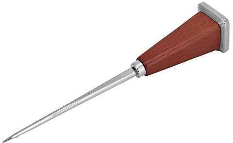 Eispickel mit Holzgriff, Barkeeper-Werkzeug, Bars, Eispickel, Eispickel mit Holzgriff, Barkeeper-Werkzeug für Bars, Restaurants (Einkopf-Eisgabel mit Griff aus druckgegossenem)