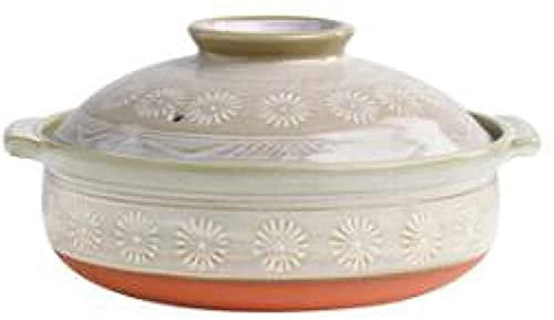 CRBUDY Cazuela De Cerámica Olla De Barro Olla De Barro Cazuela De Cerámica para Cocinar En Casa Olla De Sopa Cazuela Resistente A Altas Temperaturas-1
