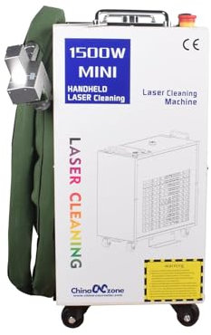 Máquina de limpieza láser de fibra de 1500 W, óxido, aceite, pintura, suciedad, manchas, eliminación de revestimientos, equipo de limpieza láser (con 1 modo de limpieza)