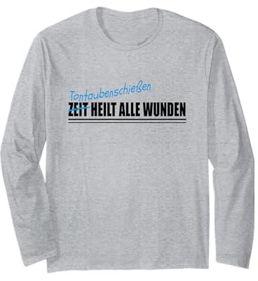 TONTAUBENSCHIEßEN TONTAUBEN-SCHÜTZE Langarmshirt