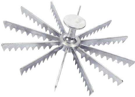 Cortador de pizza de aleación de aluminio de fácil limpieza con forma de engranaje, herramienta creativa para pizza, divisor de masa adecuado para porciones iguales