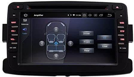 XUBOR Radio estéreo multimedia con GPS for coche, reproductor con Android 10, 4G, 64G, WIFI, DSP, IPS, 1 DIN, compatible con Dacia, Sandero, Duster, Captur, Lada, Xray 2 y Logan Reproductor multimedia