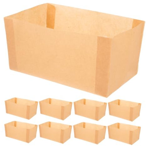 Didiseaon 50 Pezzi Di Carta Per Pane Da Forno Teglia Per Plumcake Fodere Antiaderenti Per Toast Porta Carta Per Toast Pirottini Per Teglia Per Pane Da Forno Pirottini Per Toast