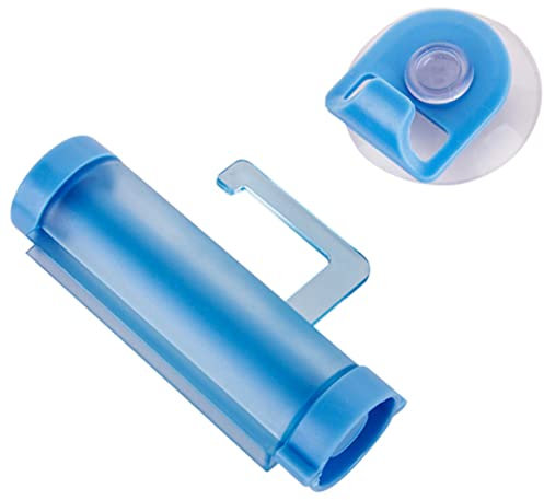 VALICLUD Toothpaste Squeezer Roller Wall Mounted Sucker Holder for Bathroom Home Use Rolling Toothpaste Tube Squeezer Suction Cup