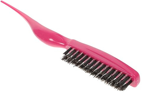 CTIRCHIU Peigne à Crêper Poils De Sanglier Pour Coiffeur Brosse Ergonomique Légère Et Compacte Noire