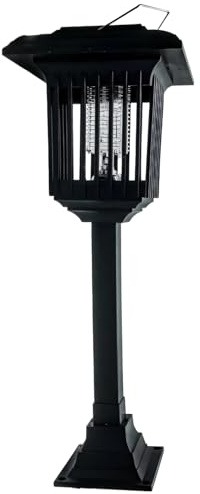 Solar Mückenvernichter Insektenzapper, Hochleistungs-Elektrischer Netzbetrieb, Wasserdichte Outdoor-Insektenfalle, Automatischer Sensor, Für Terrasse & Garten