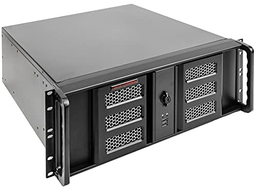 RackMatic - Server Gehäuse Chassis Rack 19 IPC ATX 4HE 3x5.25 8x3.5 Tiefe 460mm