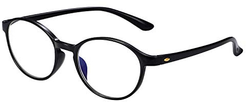 Aroncent Lesebrille Lesehilfe Sehhilfe Computer Lesebrille Augenoptik Arbeitsplatzbrille Anti Blue Rays UV400 Leser Brille Schwarz für Damen Herren