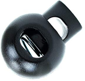 Bloqueo redondo de bola de burbujas para cordones, cuerda de paracaídas, cordel, cuerda y ropa, cordón de choque y tapón de cuerda para uso en interiores y exteriores (paquete de 500)