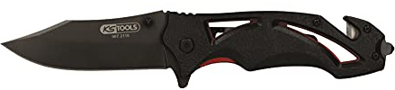 KS Tools 907.2118 - Coltello di sicurezza KS Tools, 210 mm, 907.2118, colore: Nero e Rosso