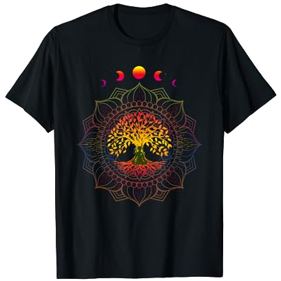 Dein Lebensbaum, Tree Of Life, Buddha Mandala T-Shirt