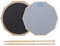 Musfunny Drum Practice Pad Schlagzeug Übungspad, 12 Zoll 2-seitig Leises Übungs Drum Pad Set mit Drumsticks und Aufbewahrungstasche für Schlagzeuger-Übungspad (30 cm Grau)