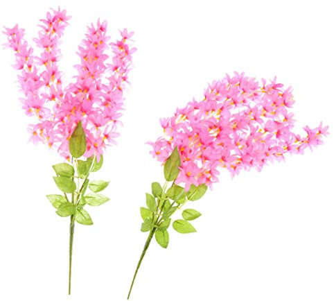 Garneck 2stücke Deko Blume Künstliche Blumengirlande Lebensechte Blumenornament Für Hochzeitsdeko Zuhause Verschönerung Mit Natürlich Wirkenden Blütenblättern