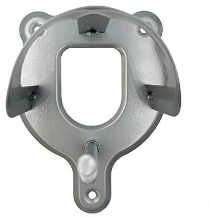 JA Horse JA6001 Trensenhalter Metall Sattelkammer, 2 Stück, grau | Stabiler Trensenhalter aus Metall für Pferdetrensen Halfter in Sattelkammer Stall