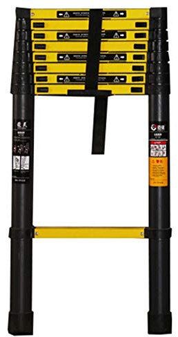 Scala telescopica retrattile in alluminio scala portatile 10 gradini estensione soffitta scala multiuso capacità portante 150 kg 3,9 m scala multiuso per loft