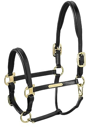 Eskadron Cabestro de cuero Elegance tamaño VB, color negro