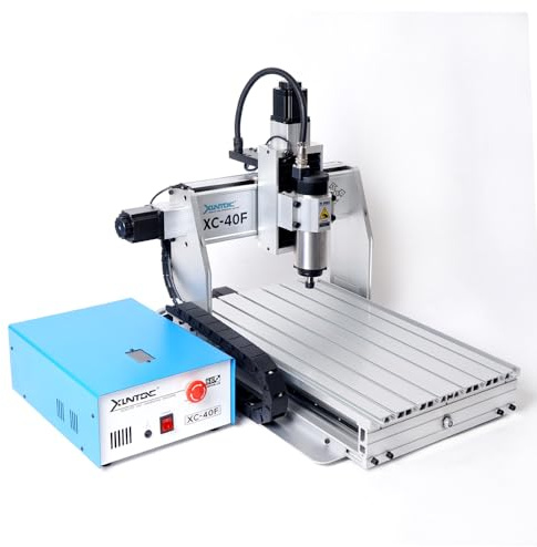 Enrutador CNC de tres ejes 4030 XC40F con guía lineal más preciso de husillo de 1,5 kW, grabado CNC, espeleología y fresadora, grabador cnc