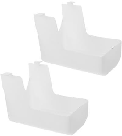 JEWEDECO 2pcs Range Hood Light Lens Cover Lamp Shade Part for Kitchen Vent Hood Exhaust System Replacement