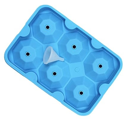 OFFSCH Eiswürfelbereiter Aus Silikon Mit Diamantförmigen Mulden Lebensmittelecht Leicht Zu Reinigen Kompakt Für Kühlschrank
