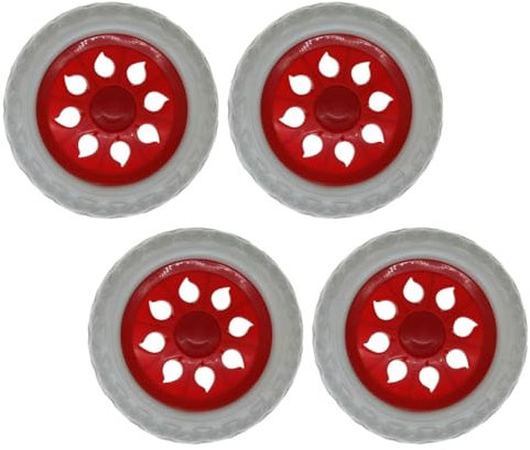 Milisten Lot de 4 roulettes de Rechange pour Chariot de Courses en Plastique Résistantes à l'usure, Faciles à Installer pour Transport de Marchandises
