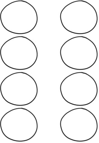 VGOL 8 cinghie elastiche in gomma per microfono, 330 x 3 mm, compatibili con Neumann U87 Ai TLM49 TLM67