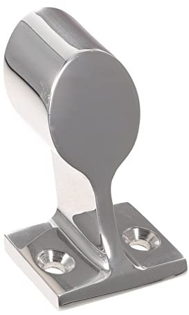 Toyvian Base e Staffa per Corrimano Marino in Acciaio Inox 316 Lucidato, Raccordo e Supporto per Barche e Yacht, Ferramenta Professionale per Montaggio Ringhiera per Uso Marittimo