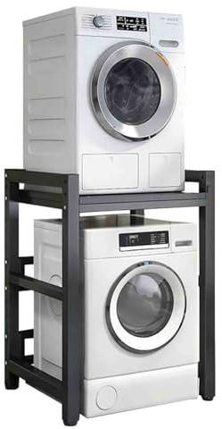 Adjustable Washer Dryer Stacking Rack 2Tier Storage Unit for Front Load Washers & Dryers HeavyDuty 350kg Capacity SpaceSaving Organizer for Laundry Room