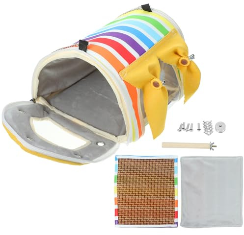 KOMBIUDA Hamac pour Perroquet Suspendu Tente Nid Oiseau Confortable Respirant pour Petits Oiseaux comme Perruches Canaris et Conures