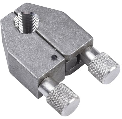 ArtHoval Mill Feather Stop for Bridgeport Style Mills, Fits 1/2-20 Stop Bar, Aluminum Sleeve Shaft for Quick Clip Action and Depth Setting