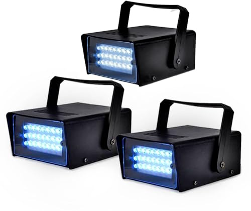 STROBOSCOPES Mini LytOr 26 LEDS blanches Pack de 3