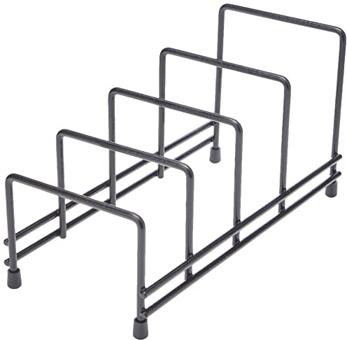 Delfinware 2625BK Black Plate Storage Rack