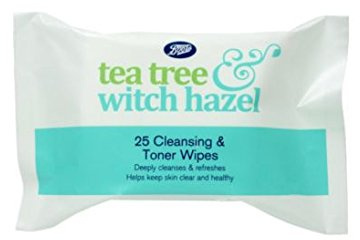 Boots Tea Tree and Witch Hazel Cleansing Wipes 25s