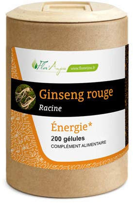 Floranjou - Gélules Ginseng racine - 200 gélules