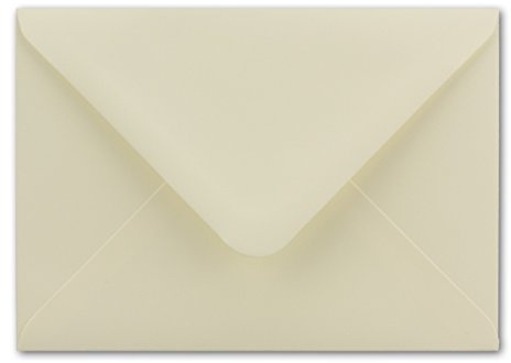 100x Briefumschläge DIN C6-11,4 x 16,2 cm - mit Nassklebung - Farbe: Creme - Grammatur: 100 Gramm pro m² - Marke: NEUSER PAPIER