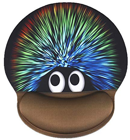 AOKSUNOVA Ergonomisches Mauspad Mousepad mit Handauflage Mouse Pad | Ergonomisches Mauspad mit Memory Schaum Handauflage,Komfortable Handgelenkstütze,Rutschfeste Basis für Büro und Gaming