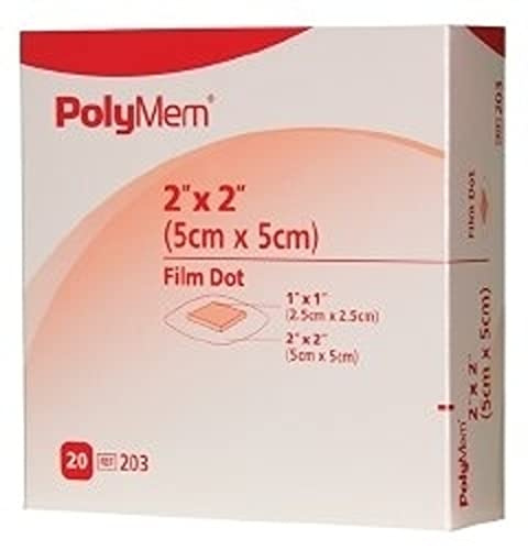 Polymem 20 apósitos con adhesivo, minimiza el dolor producido por la herida a la vez que acelera el proceso de cicatrización.